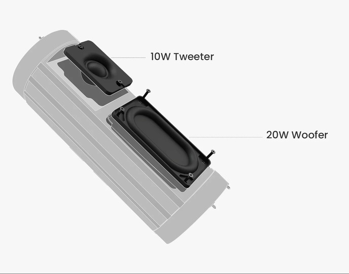 Loa di động HiFuture Ripple | 30W - Chống nước IPX7 - 4000MaH