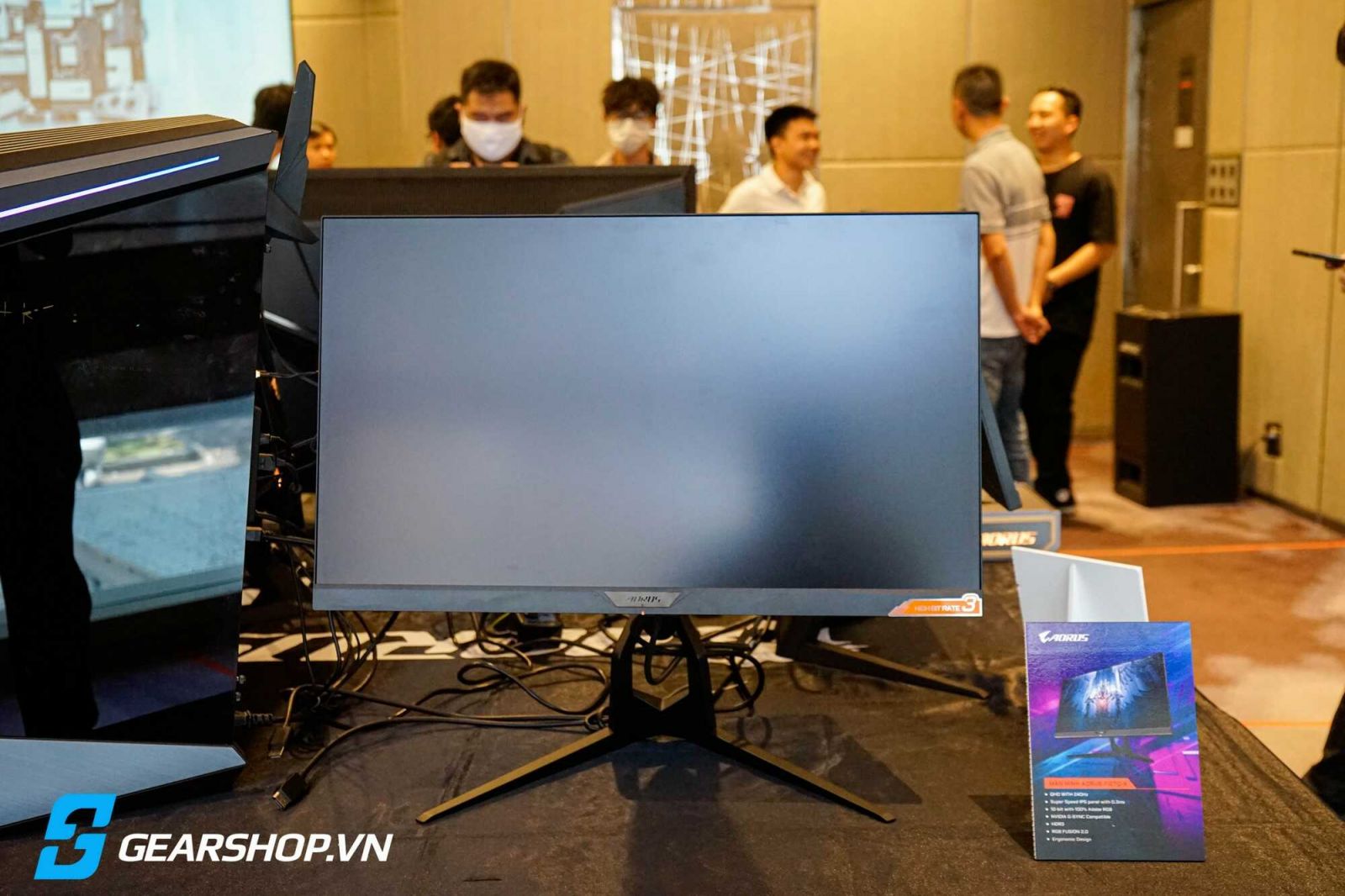 Màn hình Aorus FI27X-Q có độ phân giải 2k và 0.3ms