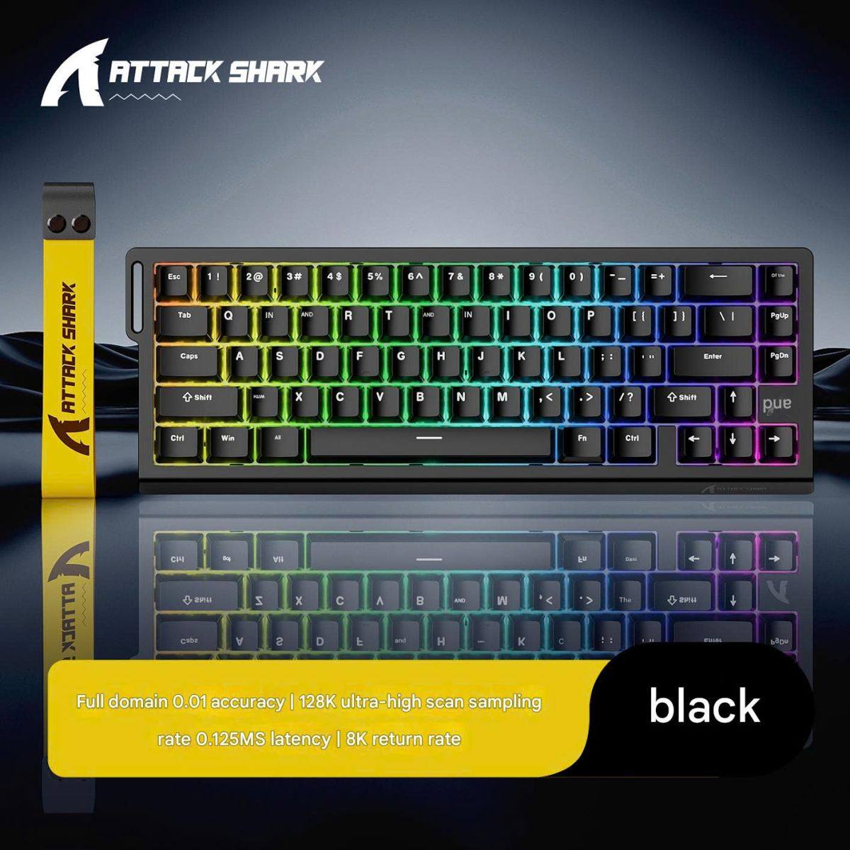 Bàn Phím Gaming Attack Shark X68 HE RGB | Rapid Trigger