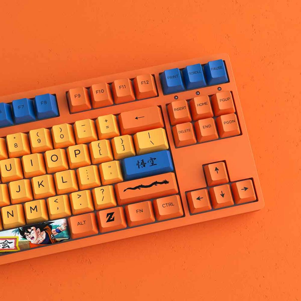 Bàn phím AKKO 3087 RF Dragon Ball Z – Goku