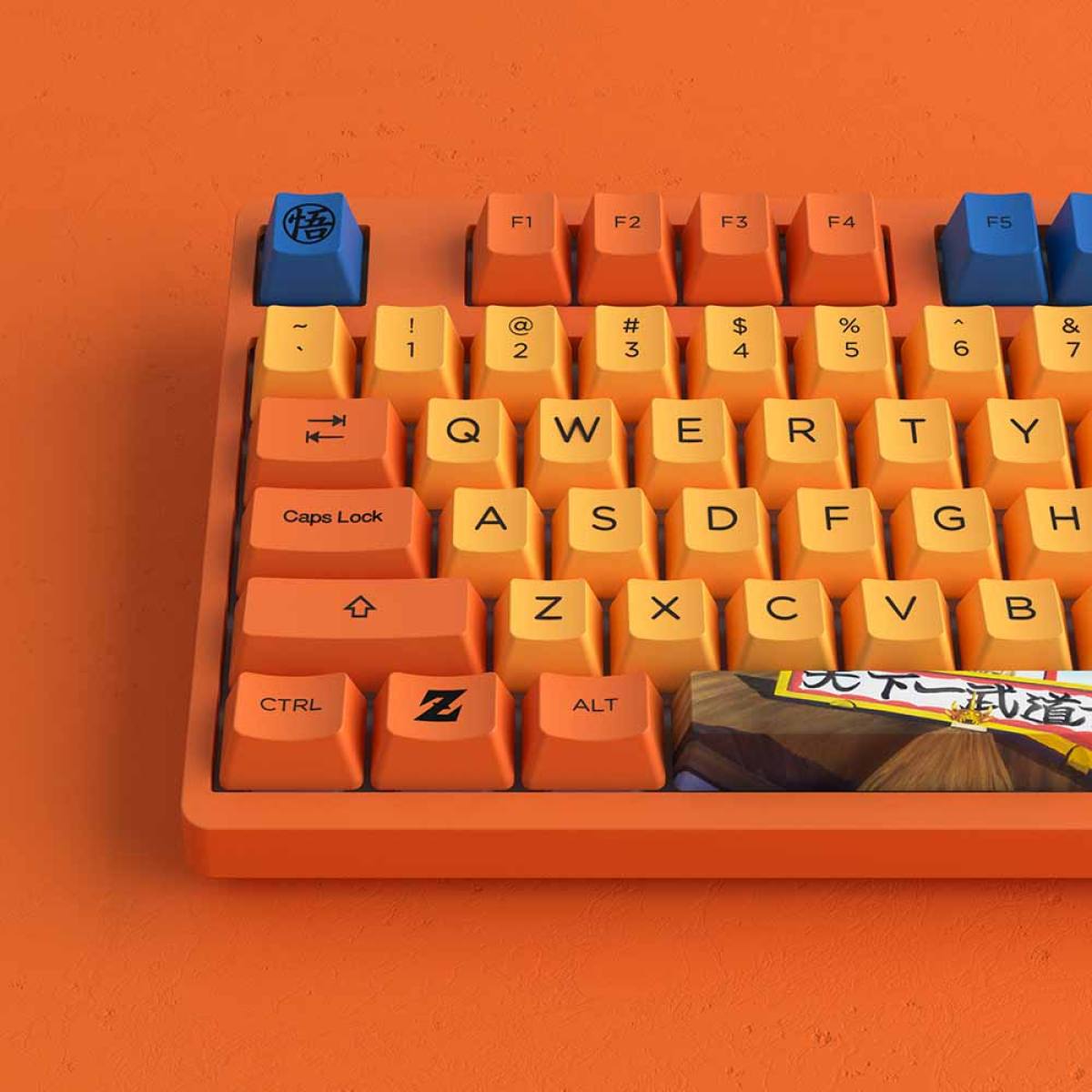 Bàn phím AKKO 3087 RF Dragon Ball Z – Goku