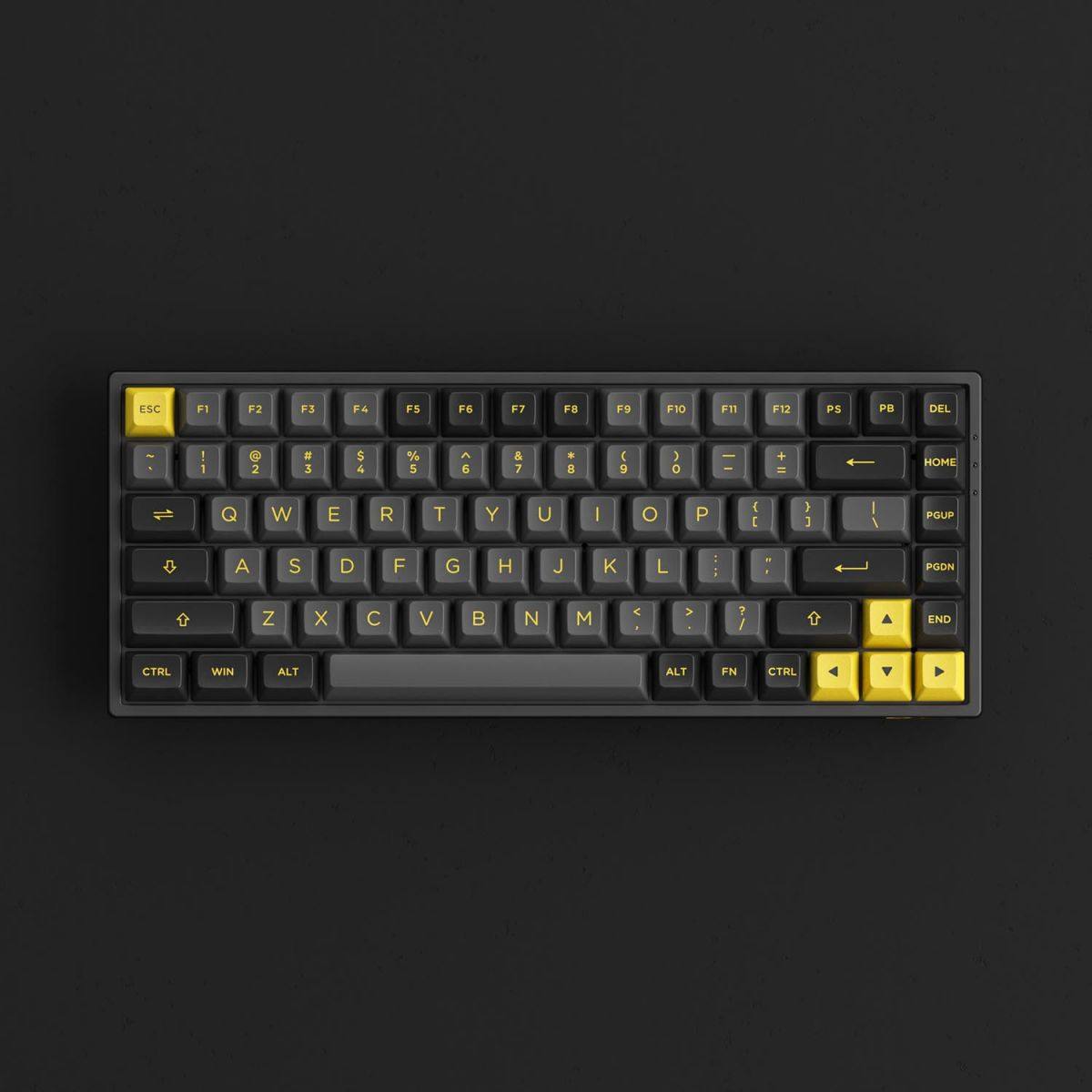 Bàn phím AKKO 3084B Plus Black & Gold (3MODE / Hotswap / Foam tiêu âm / AKKO CS Jelly sw)