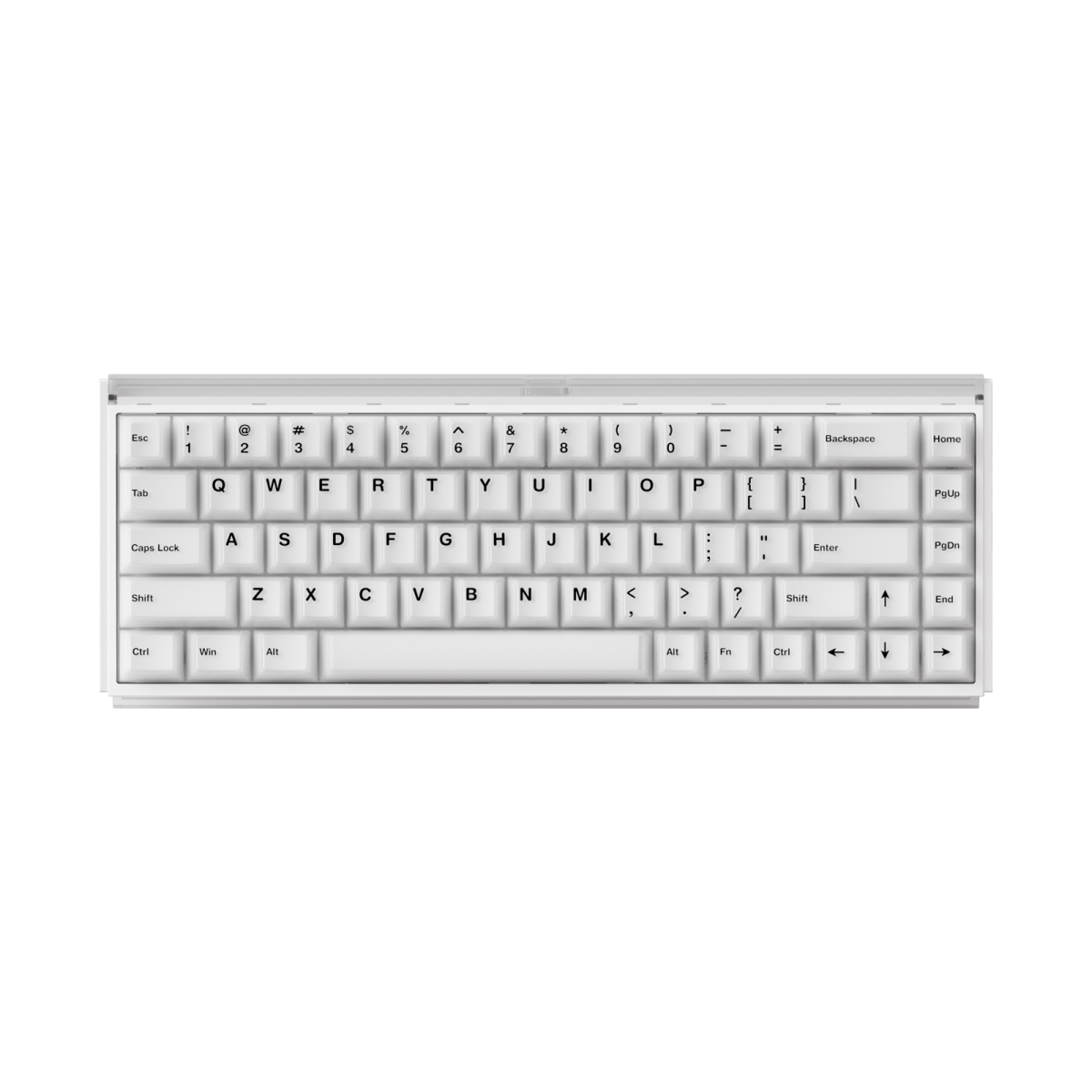 Bàn phím Akko Ray68 Misty White - HE AstroAim Magnetic Switch