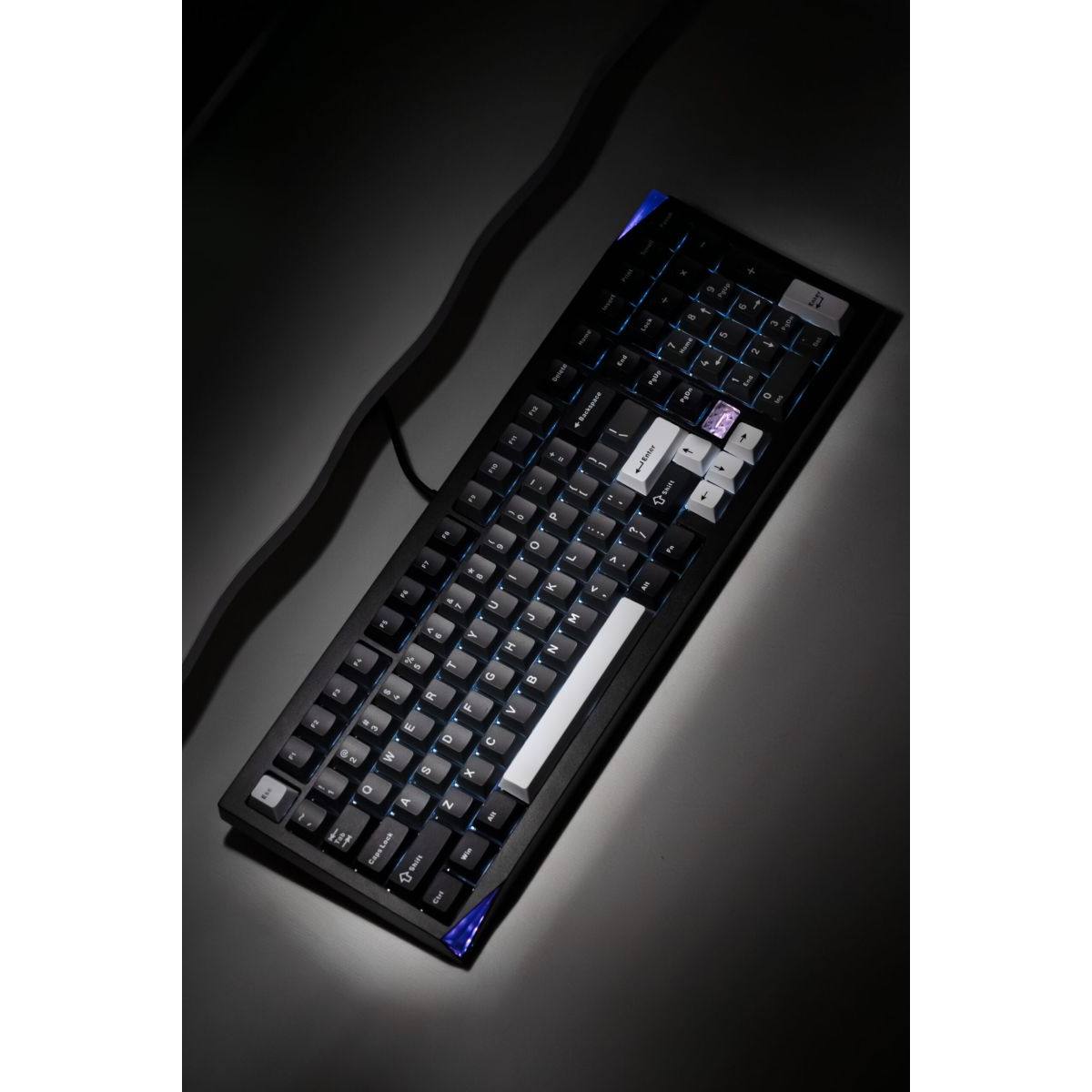 Bàn phím AKKO Mineral 02 VIA (Black on Silver)