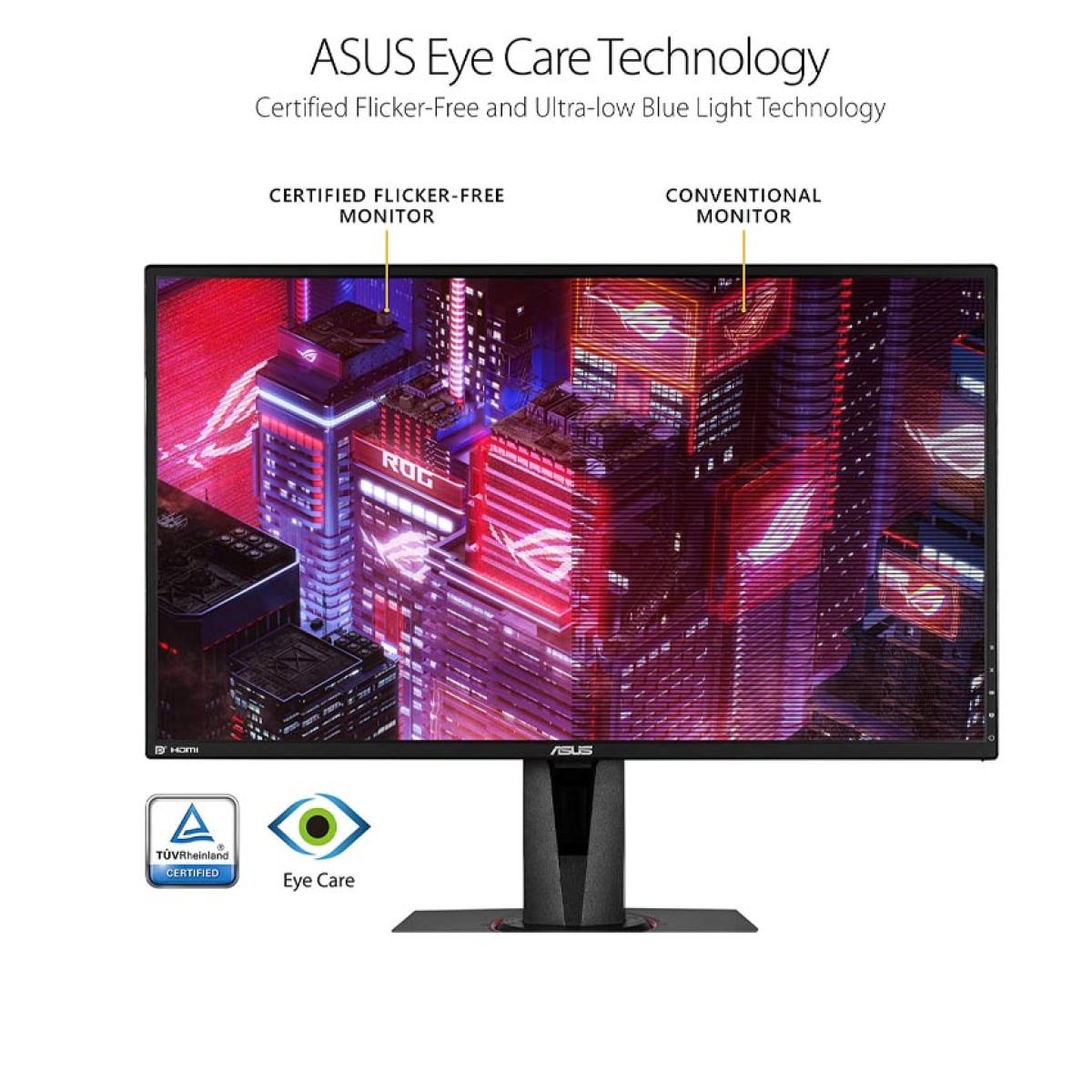 Màn hình Asus VG27BQ (27inch/WQHD/TN/165Hz/350nits)