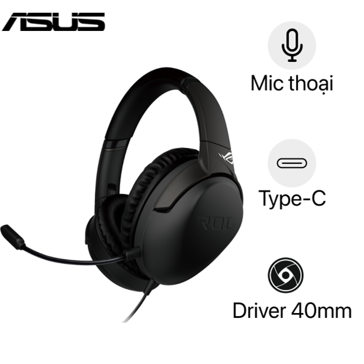 Tai nghe ASUS ROG STRIX GO USB-C
