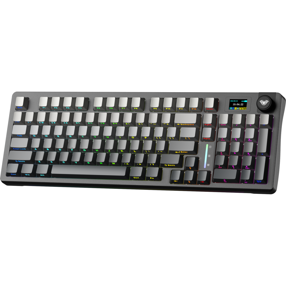 Bàn phím AULA S98 PRO  Xám Đen gradient