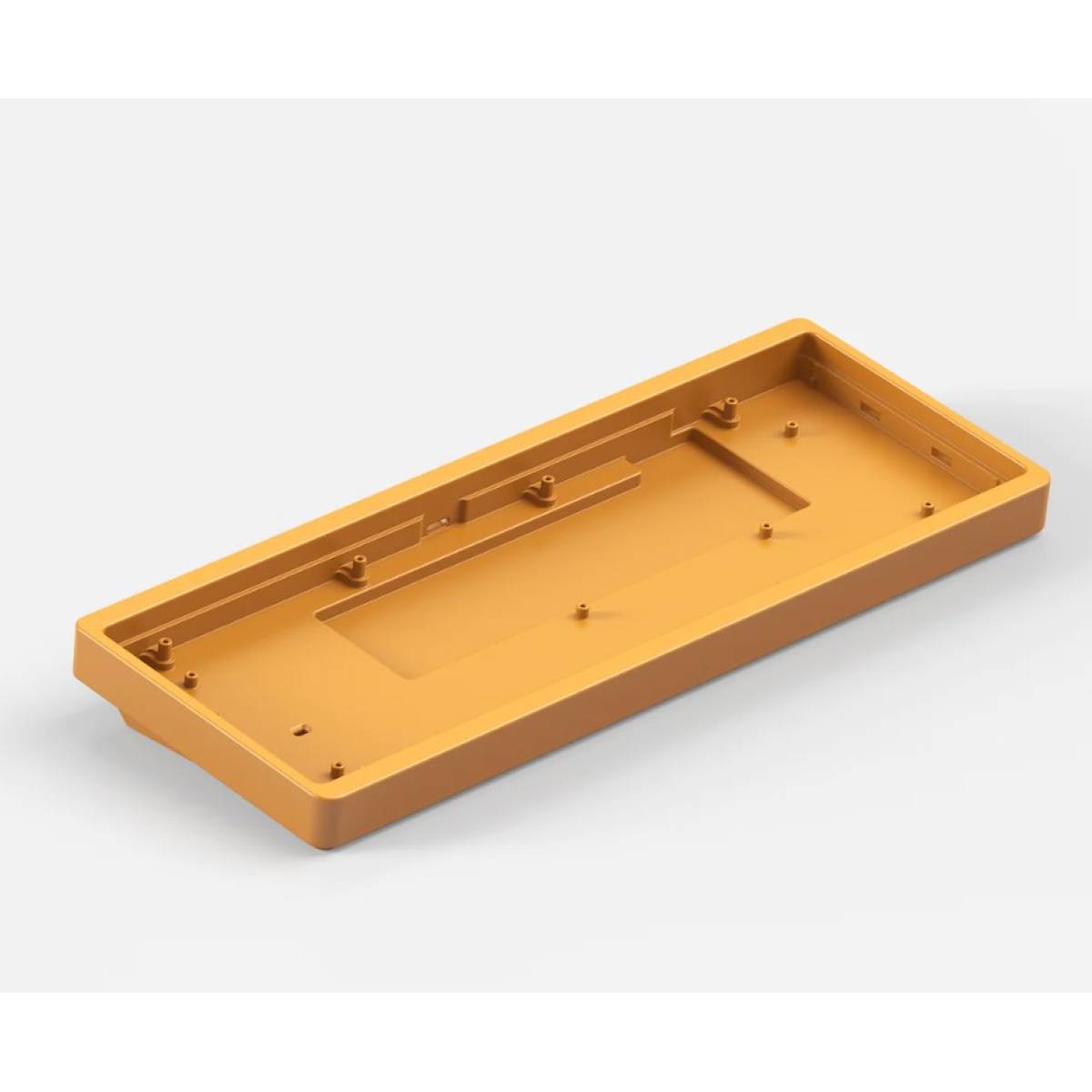 Bàn phím cơ vỏ nhôm Cidoo ABM641 Dual mode | White - Yellow