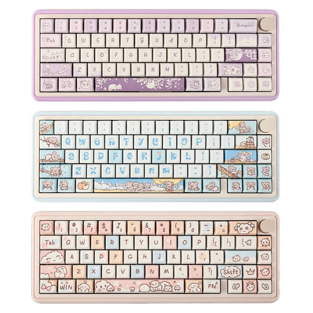 Bàn phím Cidoo Nebula Tri Mode | Không dây - 65% - RGB