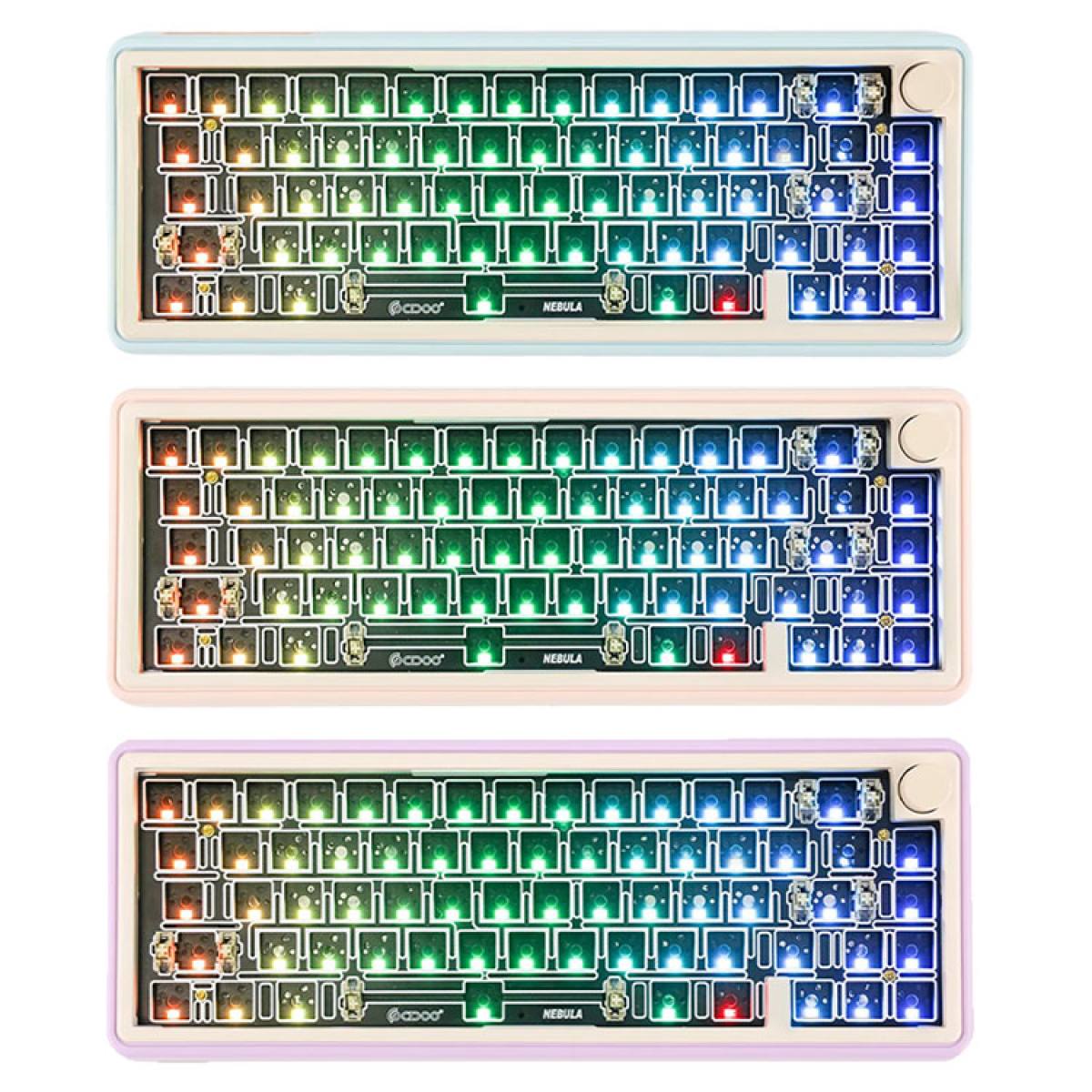 KIT Bàn phím Cidoo Nebula Tri Mode | Không dây - 65% - RGB