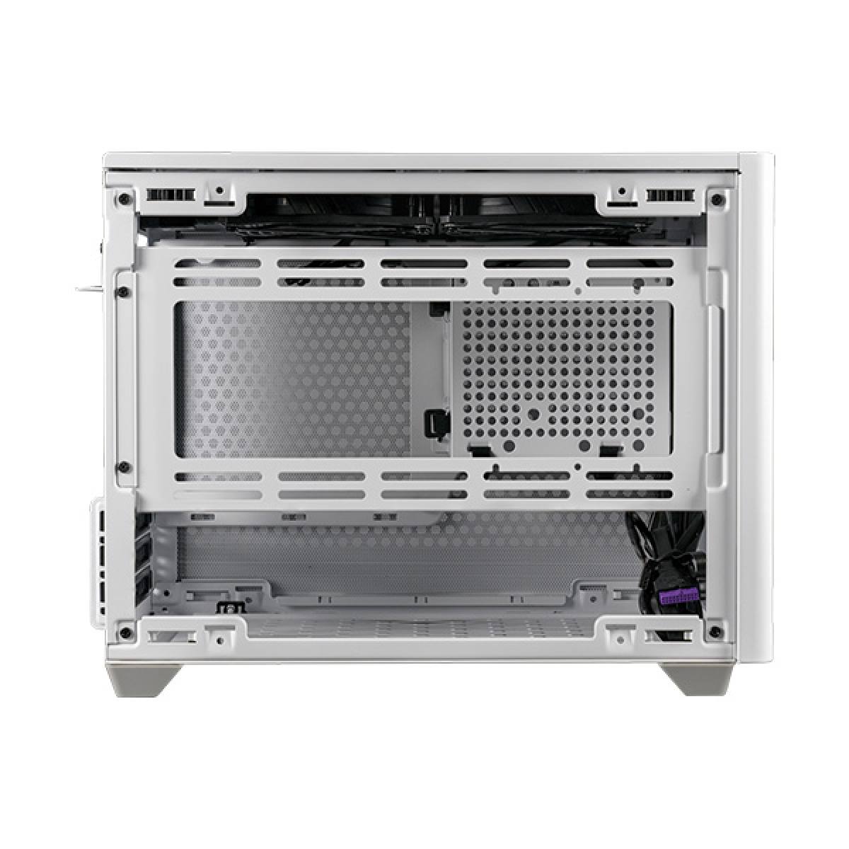 Case Cooler Master MasterBox NR200P ITX TG WHITE