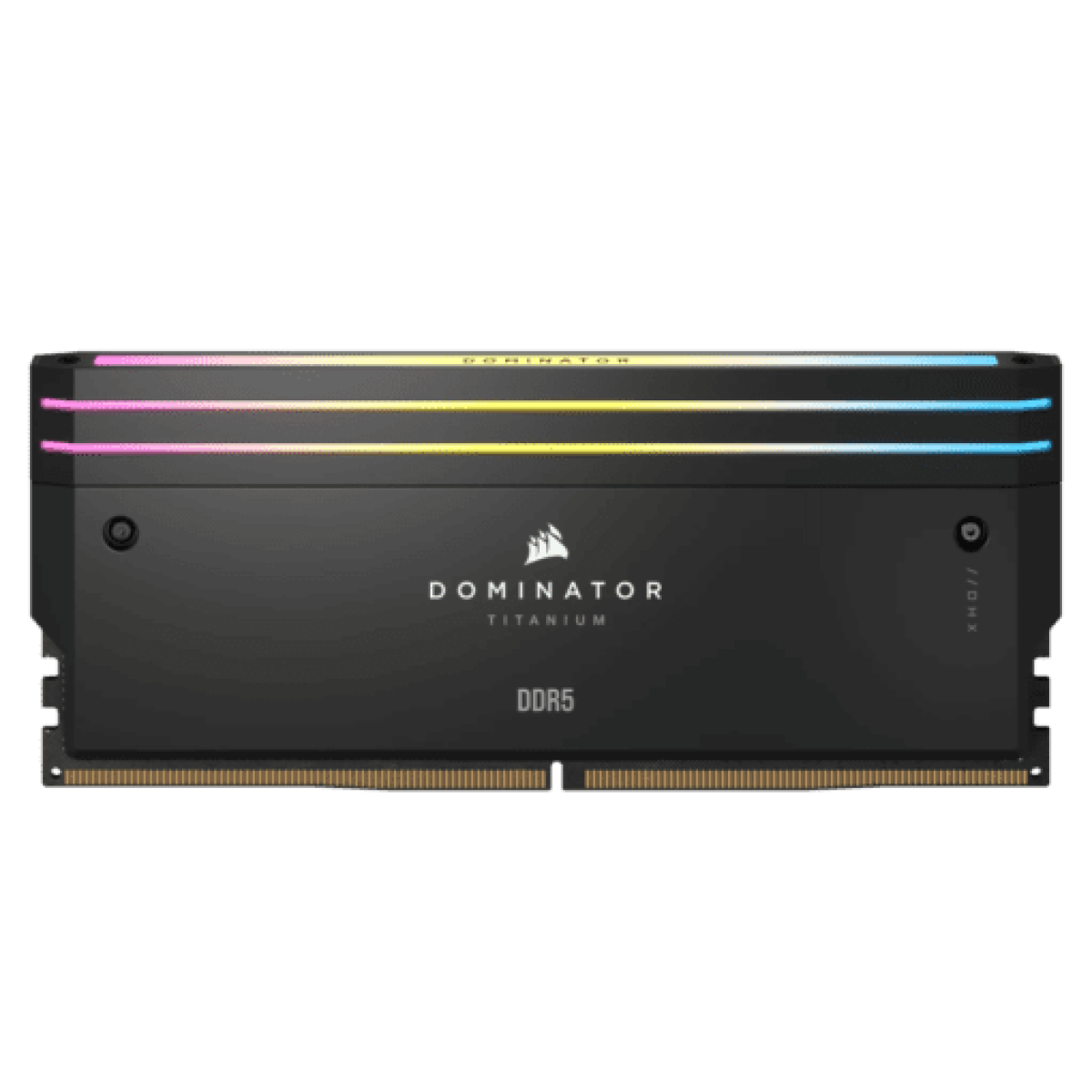 RAM DOMINATOR TITANIUM Black Heatspreader DDR5, 6400MT/s 96GB 2x48GB DIMM, XMP 3.0, RGB LED, 1.4V