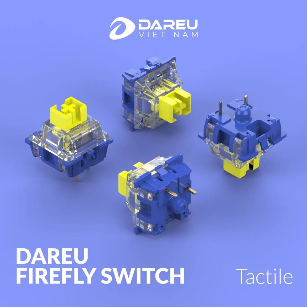 Switch DareU Firefly POT | Tactile - Bộ 45pcs