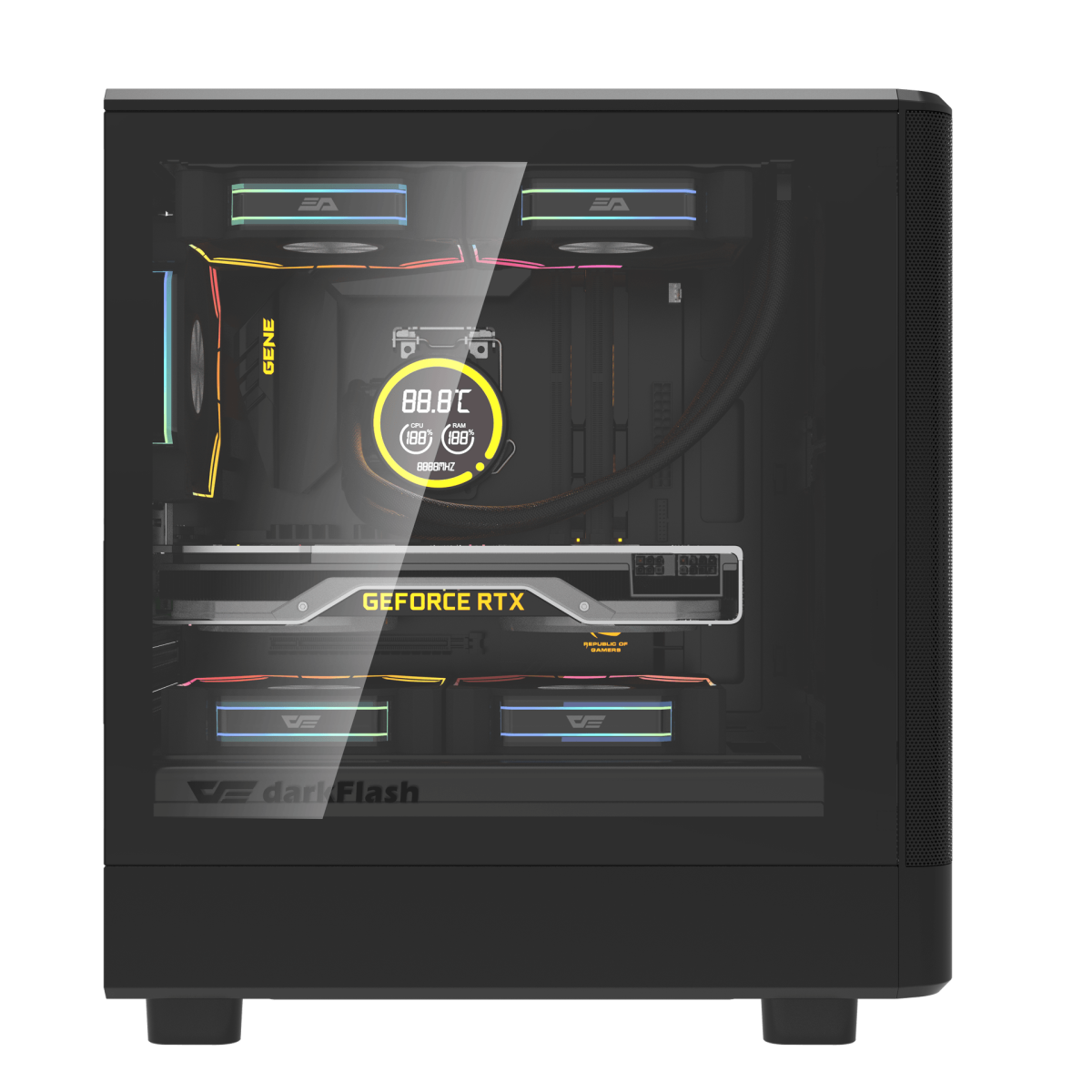 CASE DARKFLASH DB330M MESH (Full M-ATX)