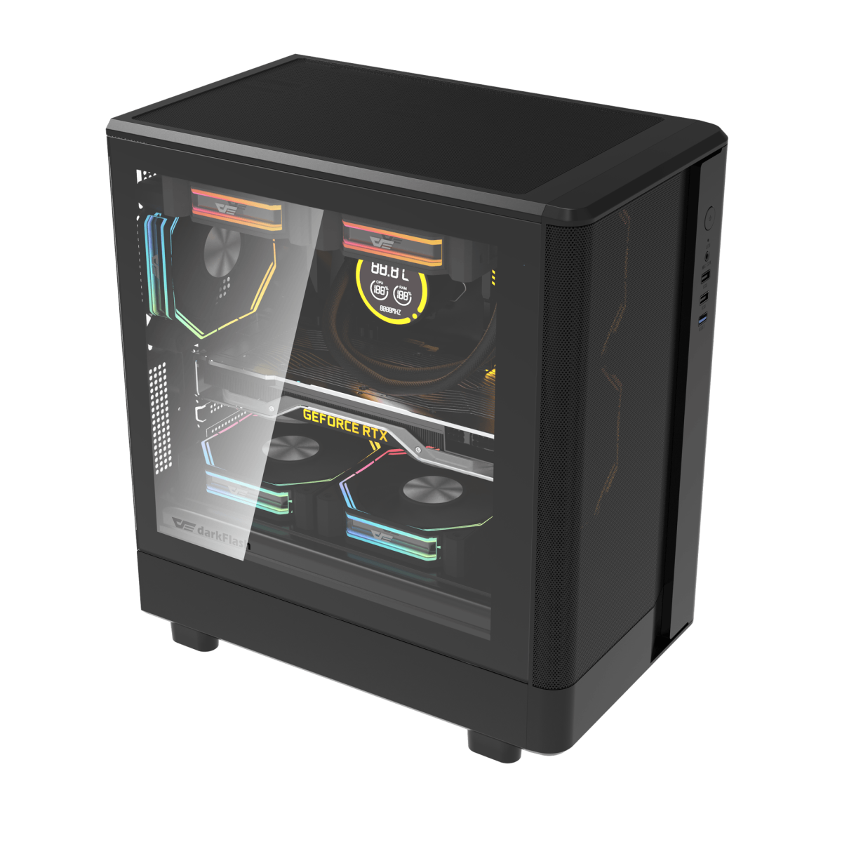 CASE DARKFLASH DB330M MESH (Full M-ATX)