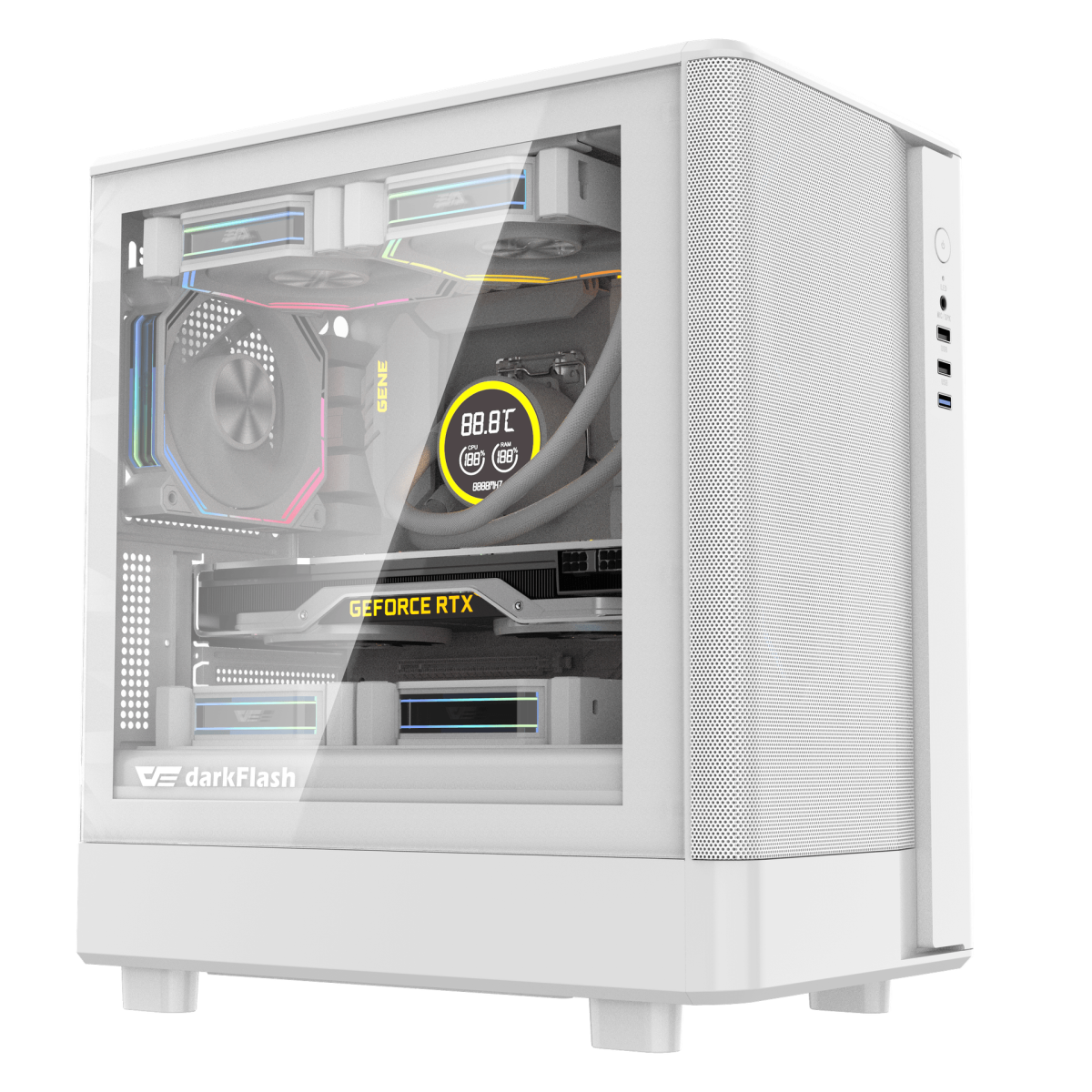 CASE DARKFLASH DB330M MESH (Full M-ATX)