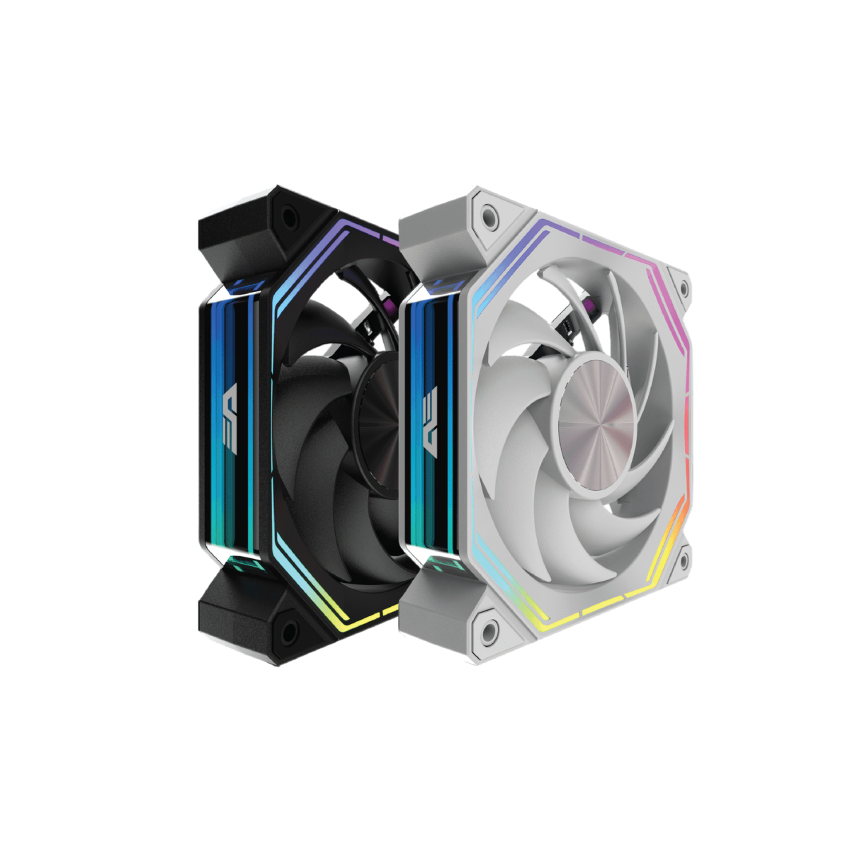 Fan Case DARKFLASH INF34R ARGB - Black/White