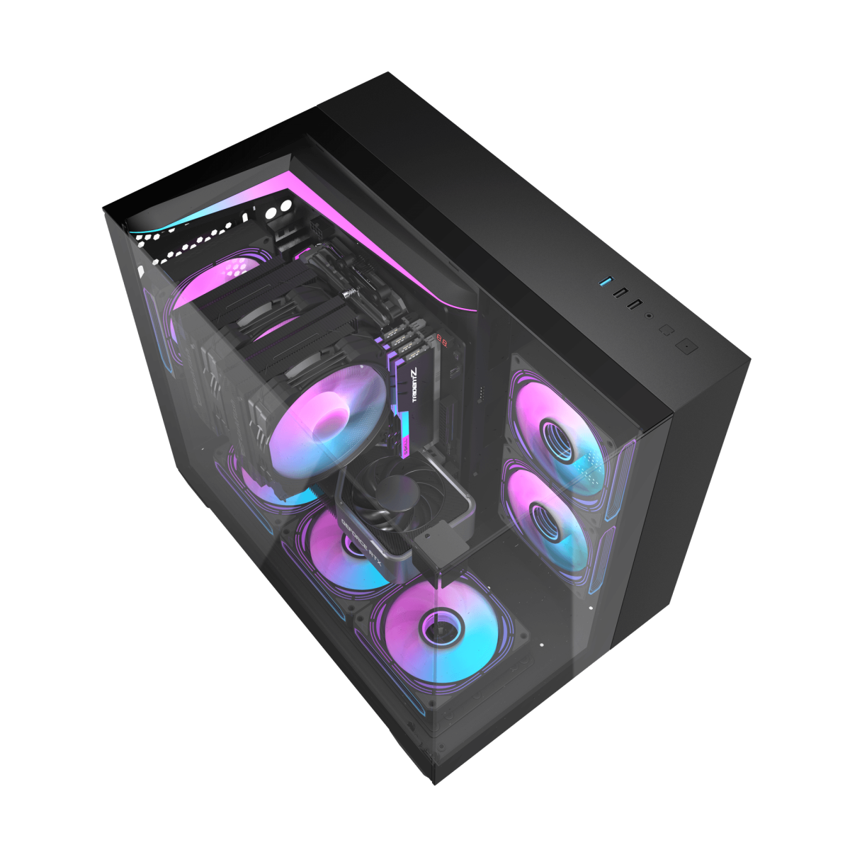 CASE DARKFLASH TH285M (Full MATX)