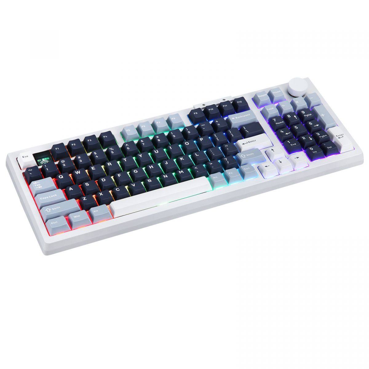 Bàn phím Darmoshark TOP 98 White | Wireless - RGB