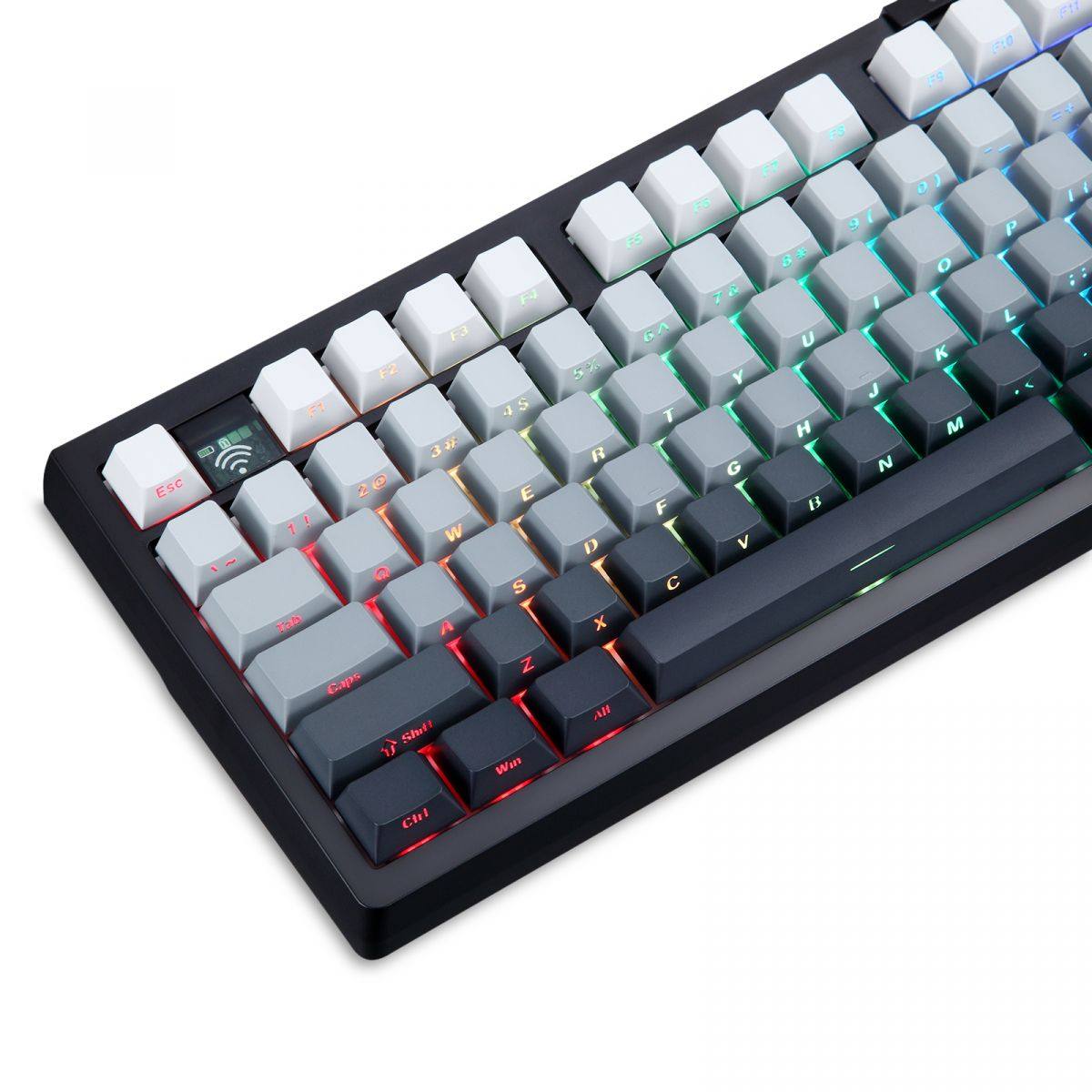 Bàn phím Darmoshark TOP 98 Black (side-printed) | Wireless - RGB