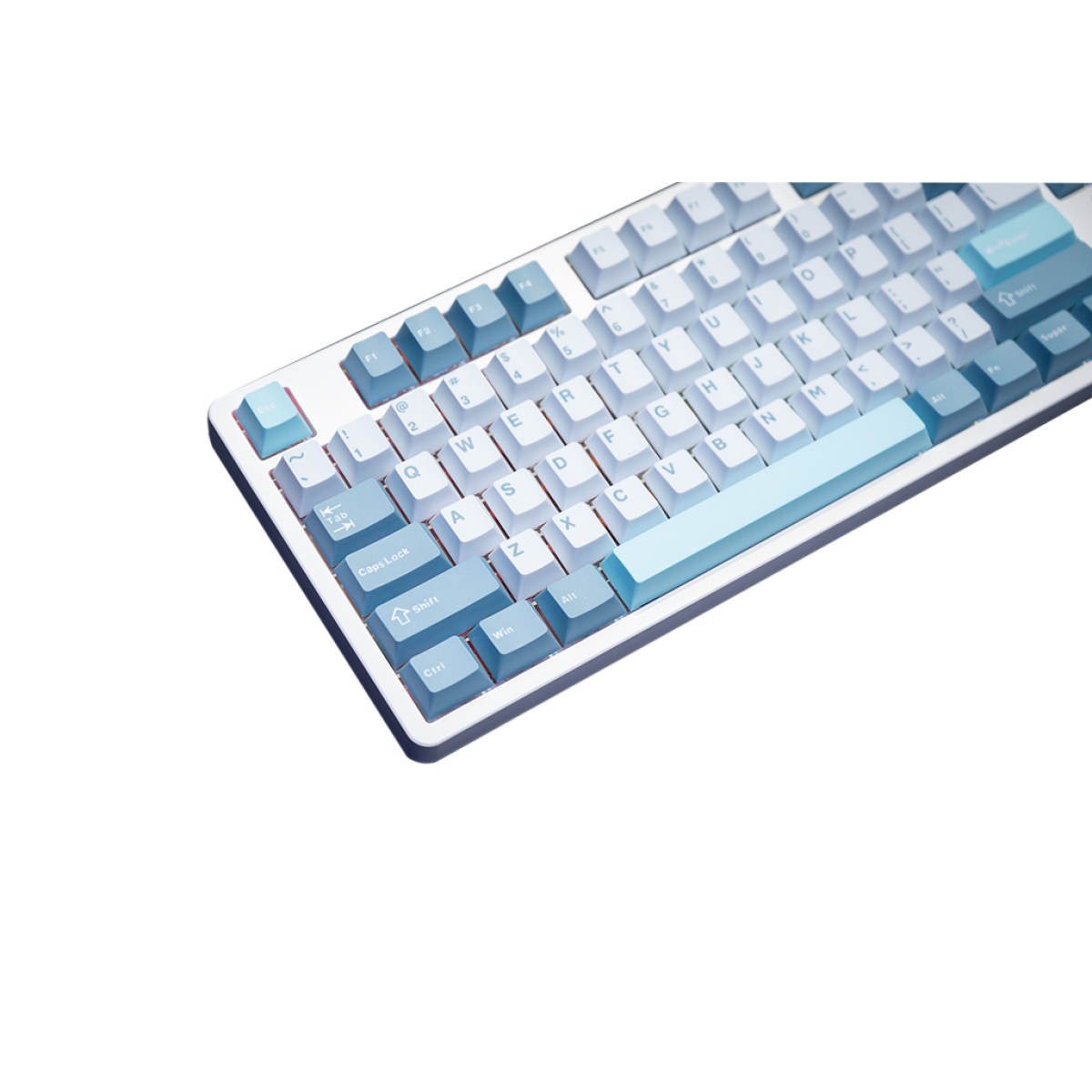 Bàn Phím Durgod Cavalry 87 V2 Blue White | 3 Mode - Hotswap - RGB