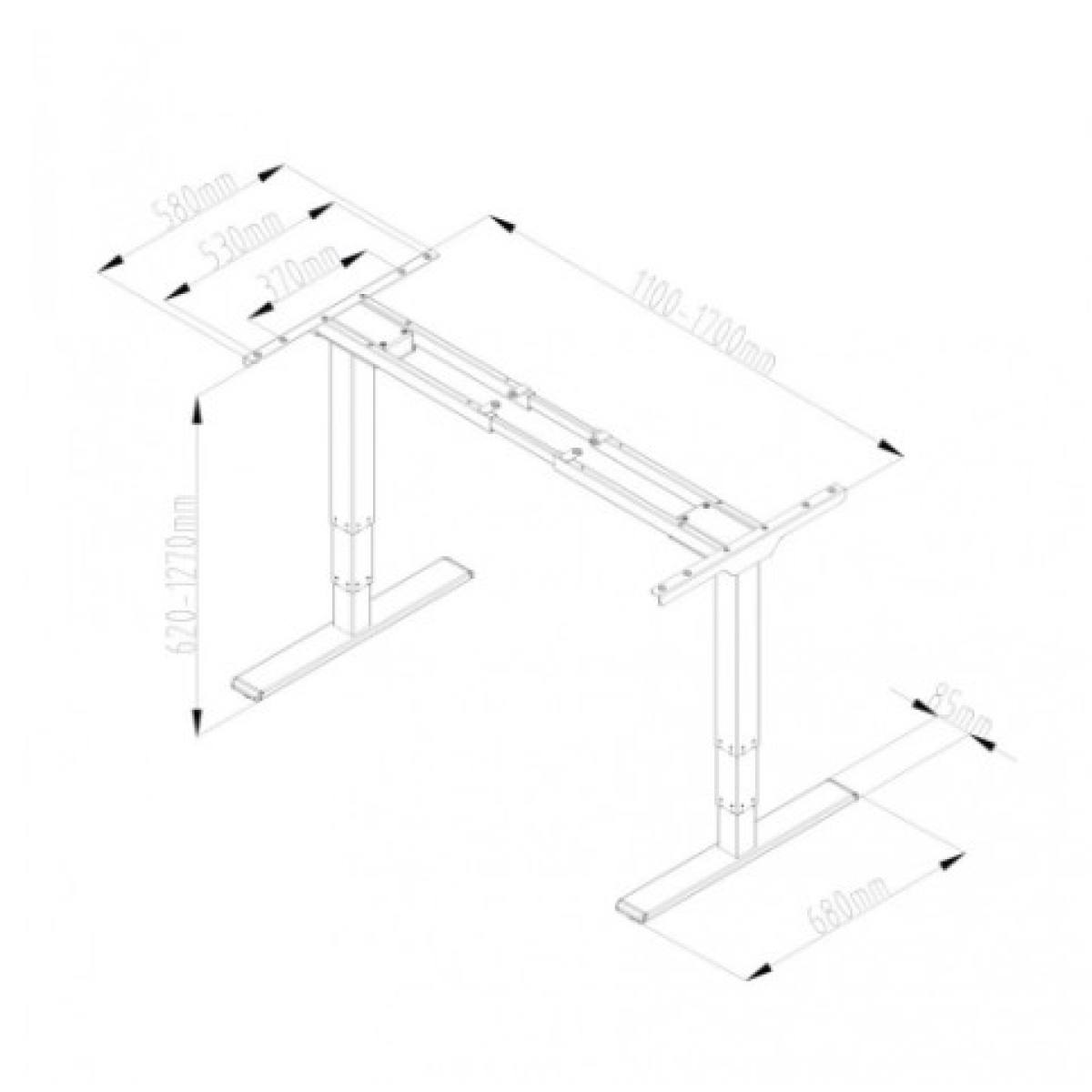 Bộ chân bàn Ergonomic ET225