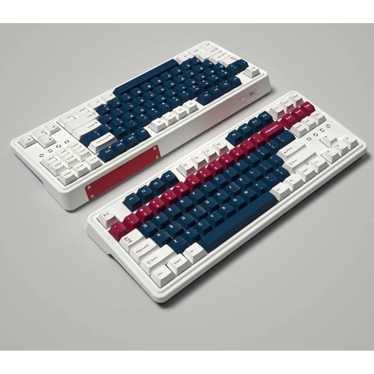 Bàn phím FL Esport CMK87 Metal Heart | 3 MODE | Cool Mint/ FLCMMK Cercis Switch