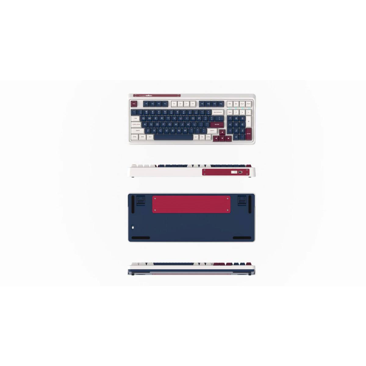 Bàn phím FL Esport CMK98 SAM Metal Heart | Không dây - Kailh Box