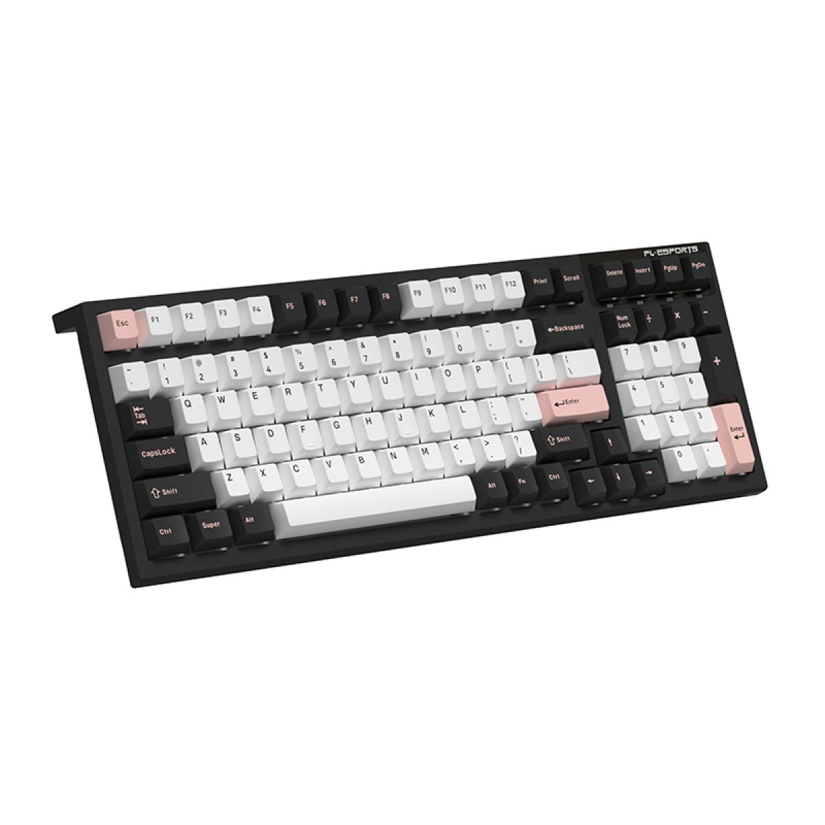 Bàn phím FL-Esports FL100 CPM White Olivia | Không dây - RGB - Hotswap
