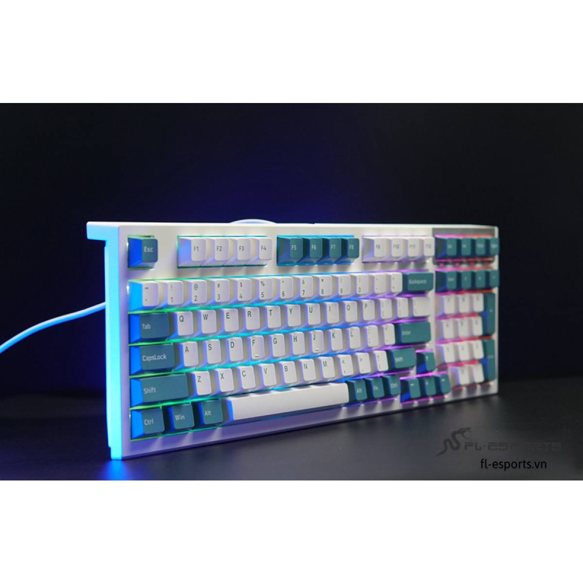 Bàn phím FL-Esports FL980CPS Aqua Green