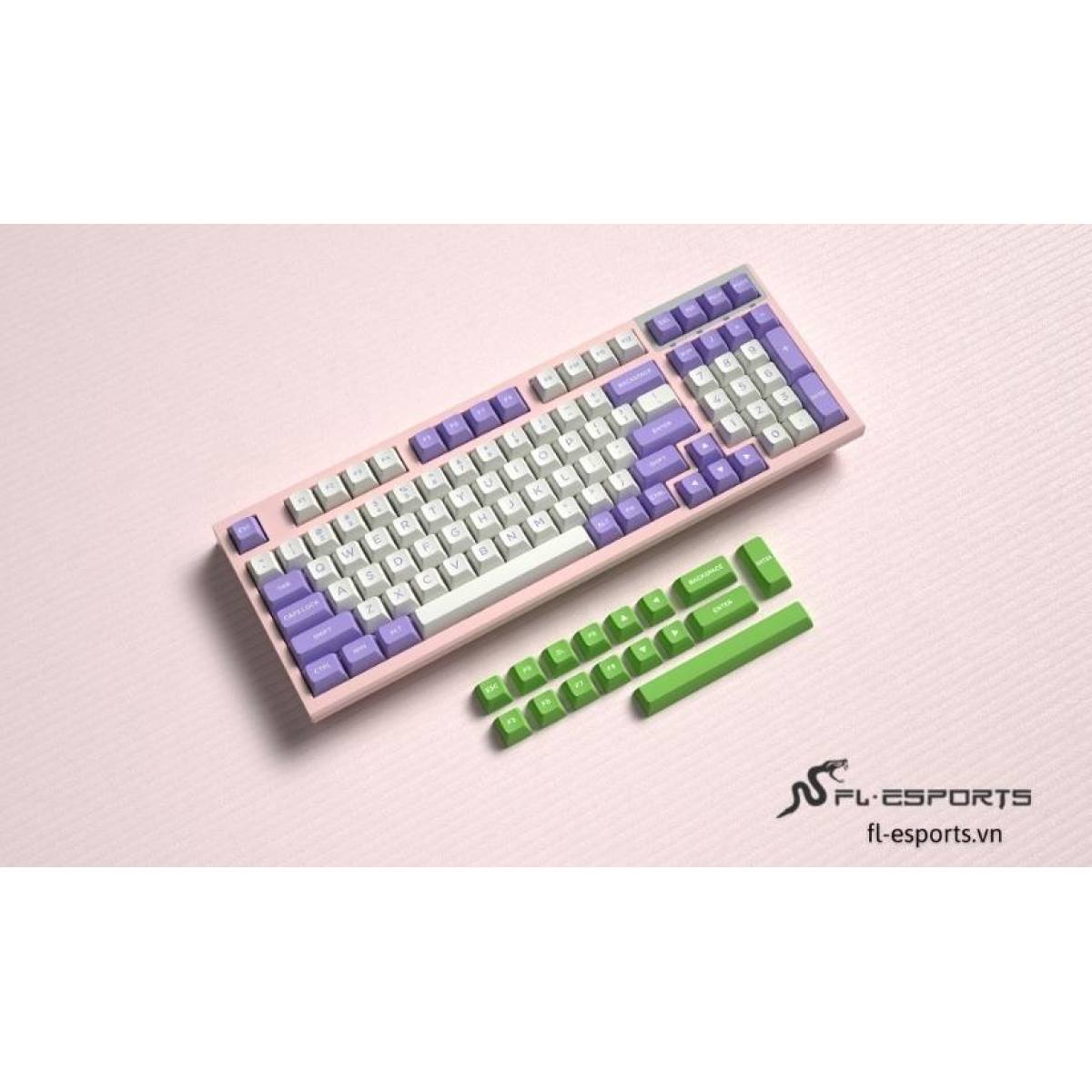 Bàn phím FL-Esports FL980SAM Cercis | Rosa Switch