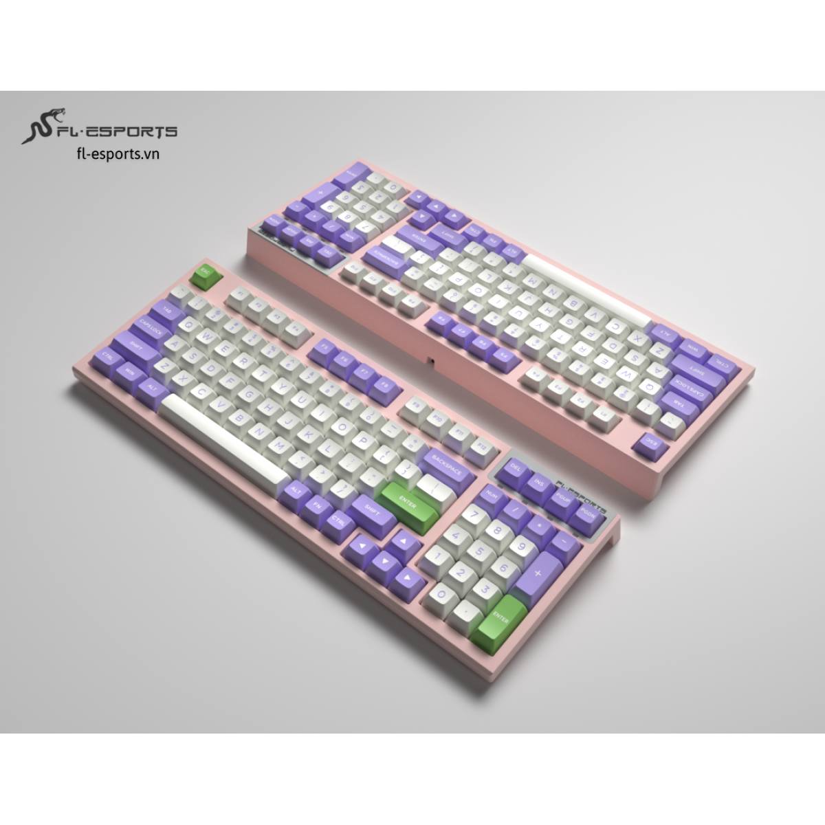 Bàn phím FL-Esports FL980SAM Cercis | Rosa Switch