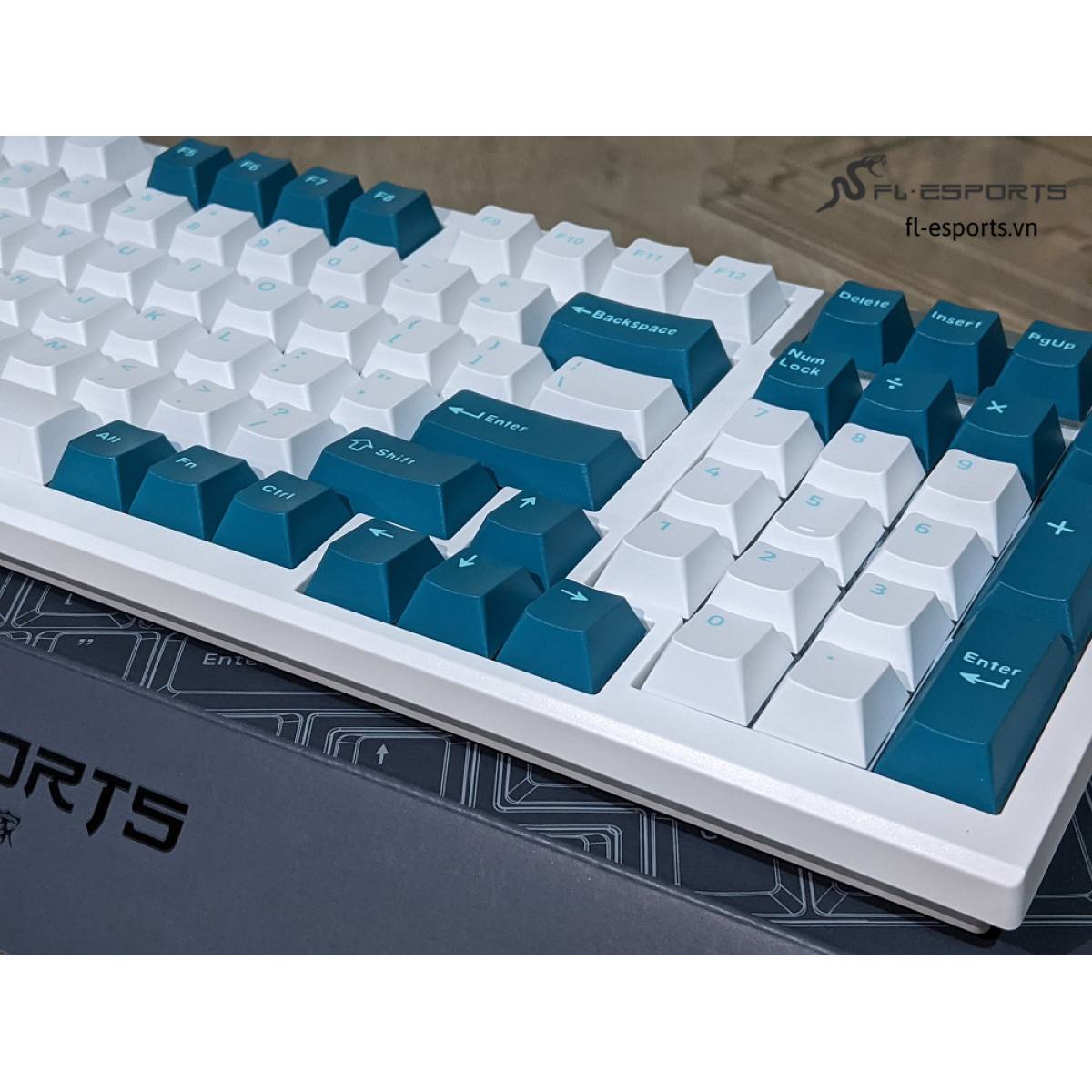 Bàn phím FL-Esports FL980CPM Cool Mint | Kailh Box Switch