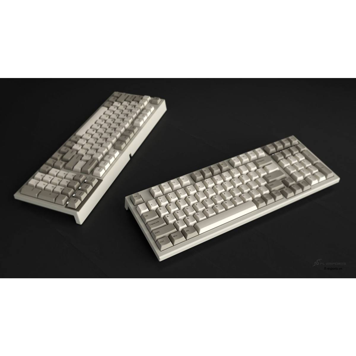 Bàn phím FL-Esports FL980CPS Retro Grey