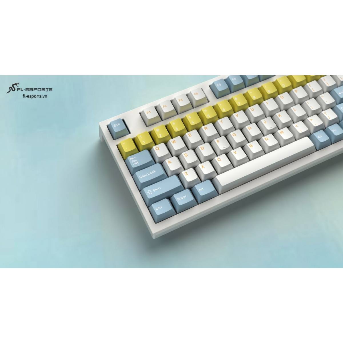 Bàn phím FL-Esports FL980CPM Sea Salt