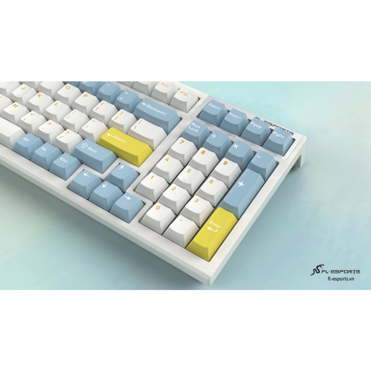 Bàn phím FL-Esports FL980CPM Sea Salt