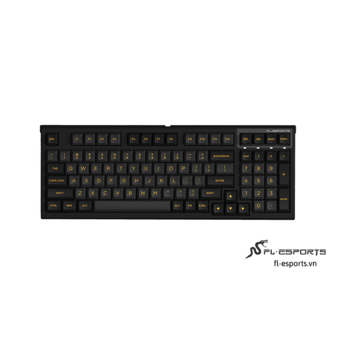 Bàn phím FL-Esports FL980SAM Polar Night White/ Red Switch