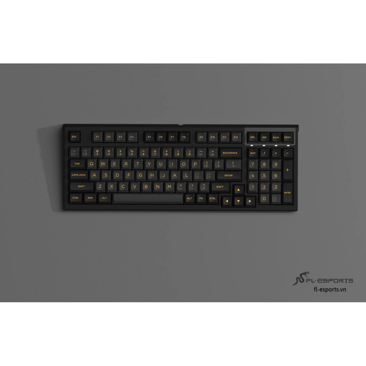 Bàn phím FL-Esports FL980SAM Polar Night White/ Red Switch