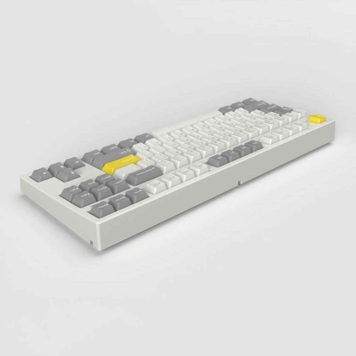 Bàn phím FL-Esports GP87CP White & Grey