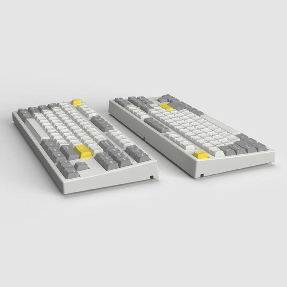 Bàn phím FL-Esports GP87CP White & Grey