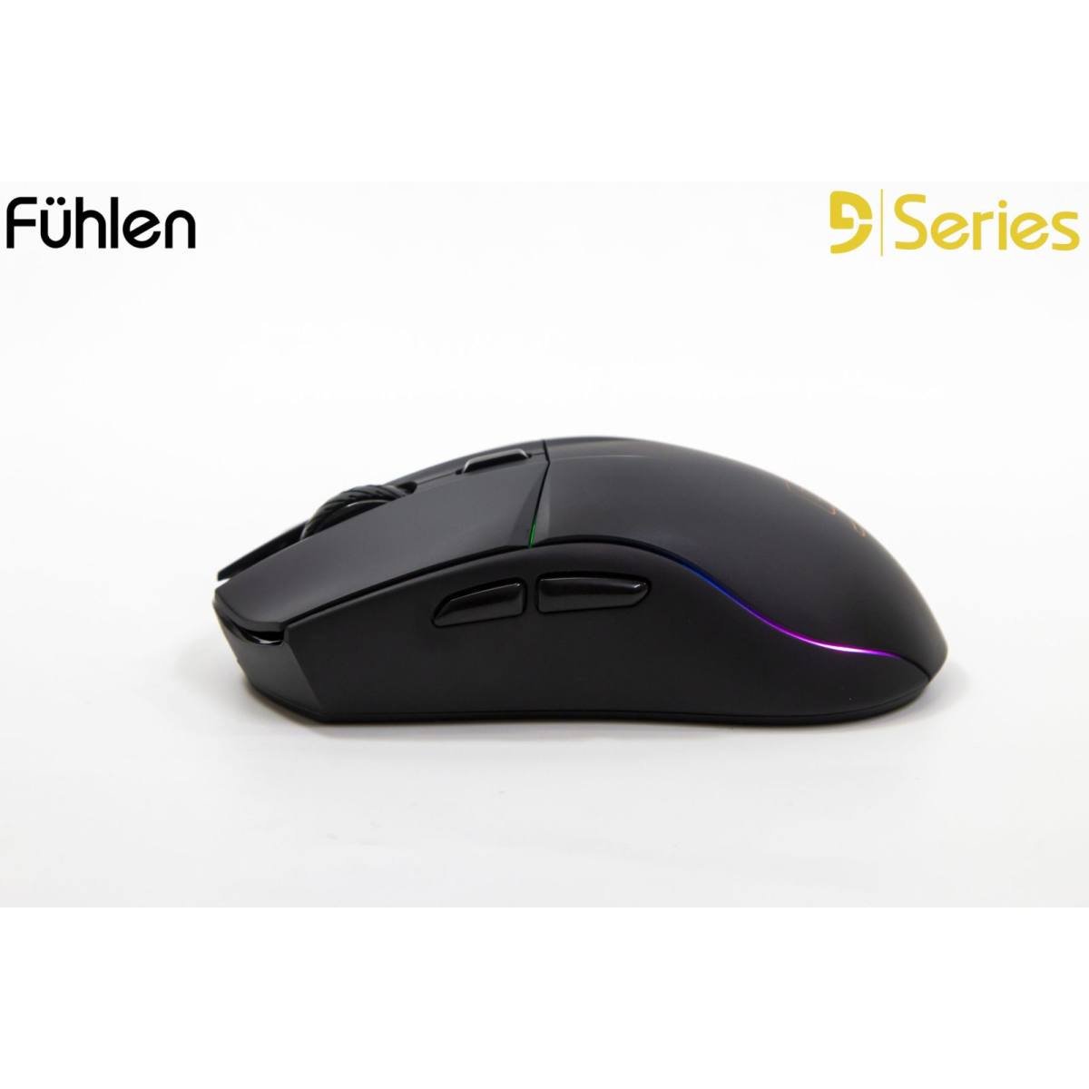 Chuột Fuhlen D60s - Black Wireless | 3 Mode - RGB