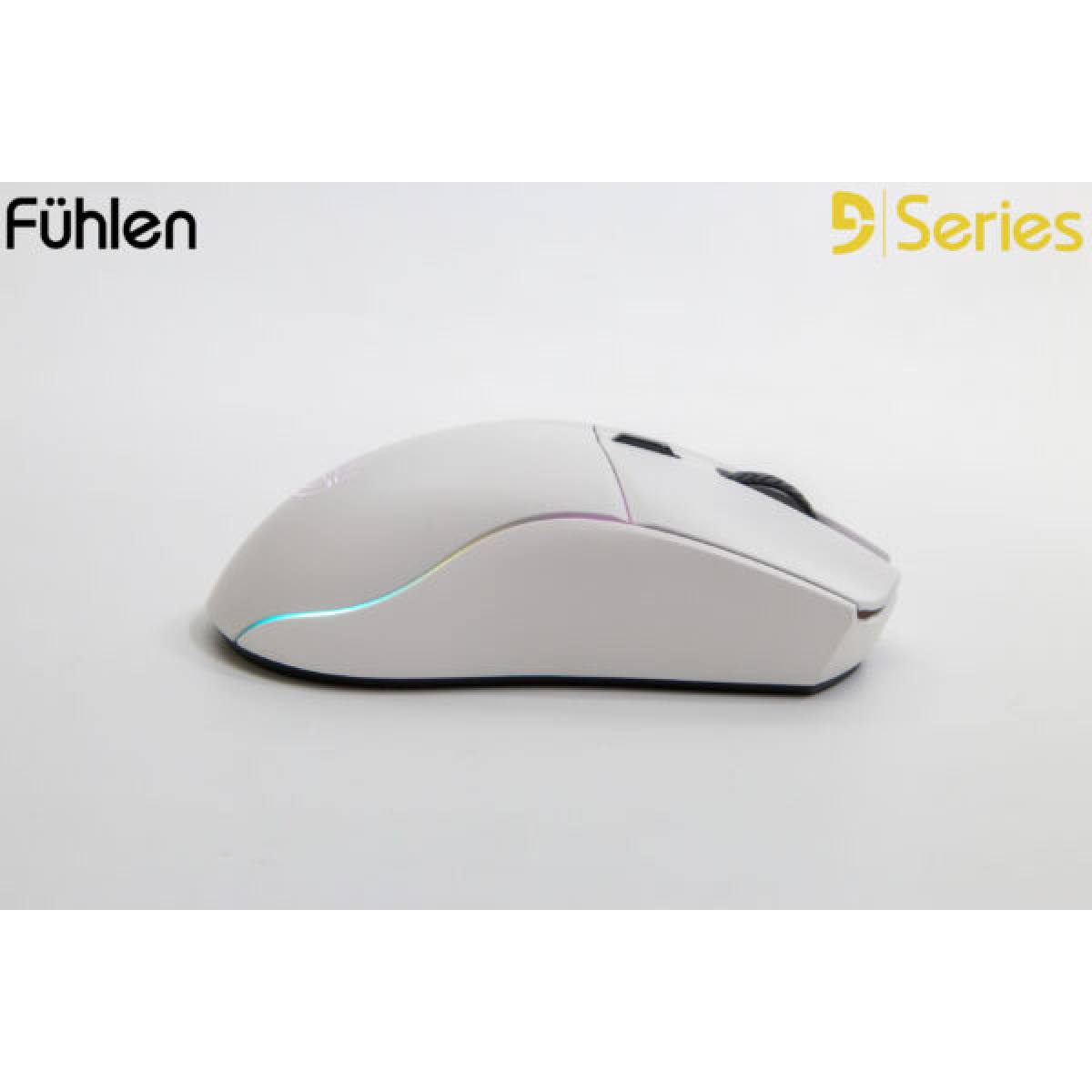 Chuột Fuhlen D60s - White Wireless | 3 Mode - RGB