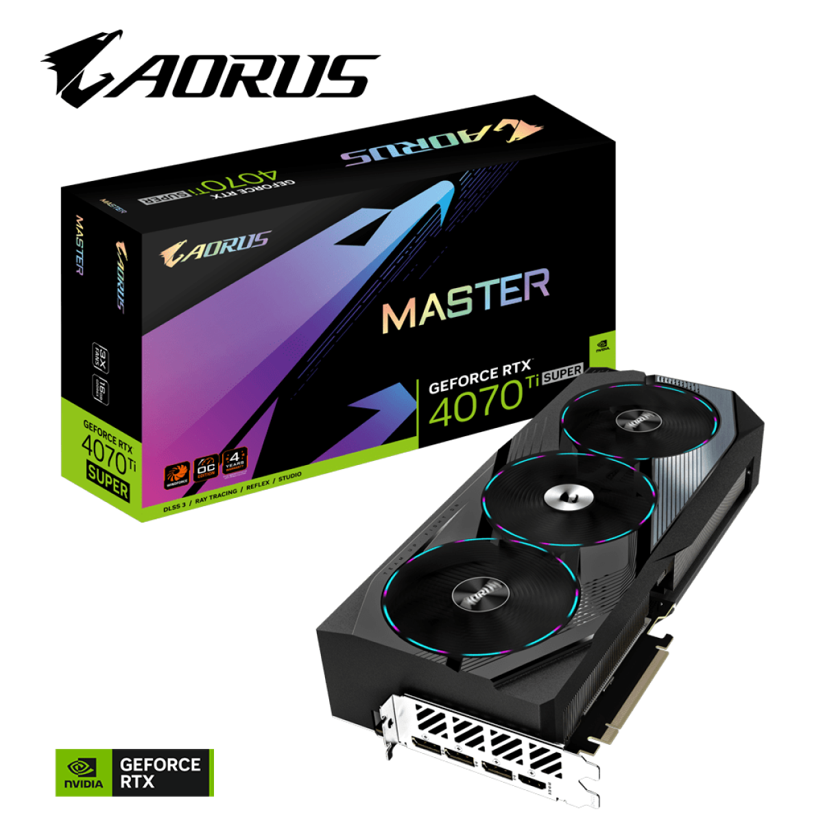 VGA Gigabyte GeForce RTX 4070 Ti SUPER MASTER 16G