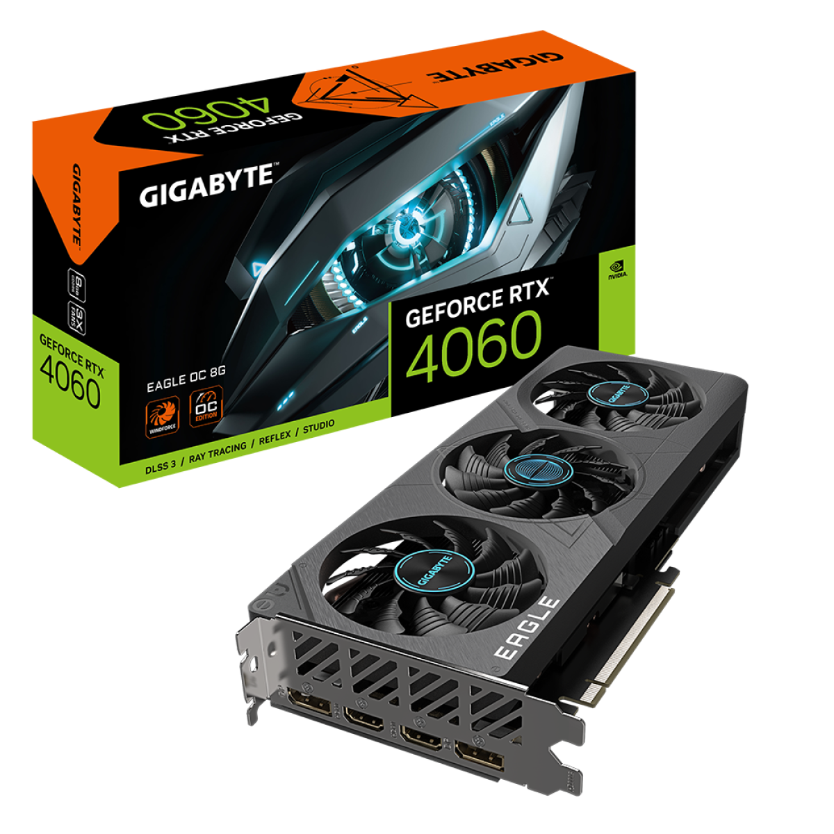VGA Gigabyte RTX 4060 EAGLE OC-8GD