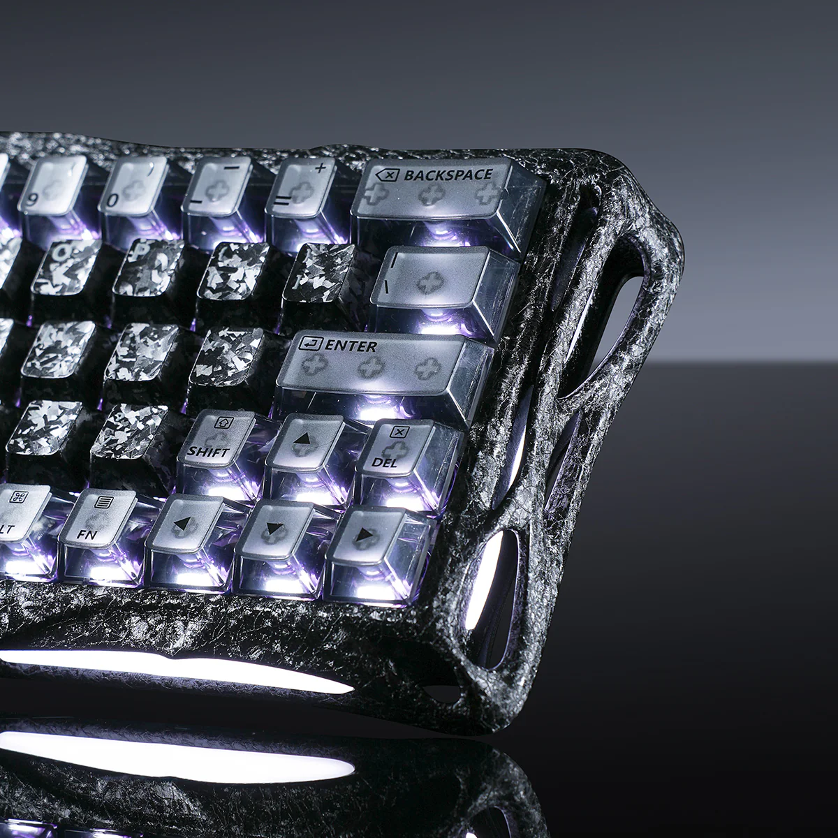 Bàn Phím Gravastar V60 Pro HE - Cyber Frost Black