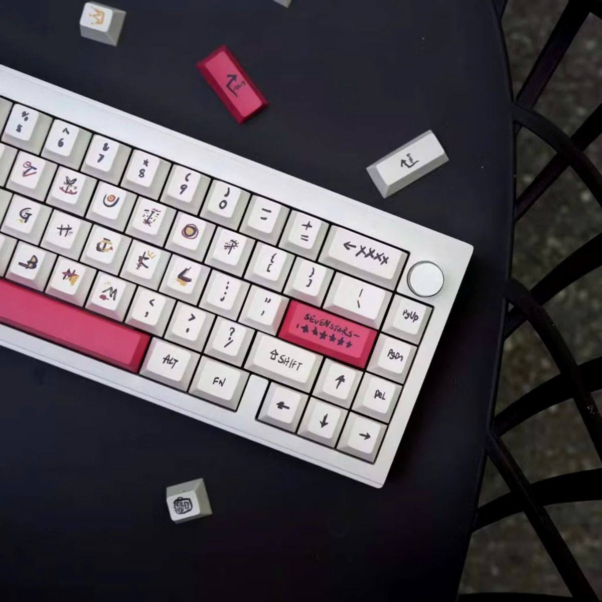 Keycap PBT Dyesub Graffiti Seven Star | Cherry Profile | 146 Key