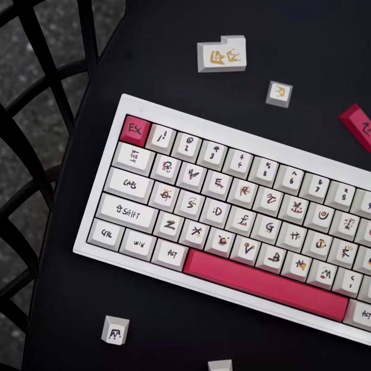 Keycap PBT Dyesub Graffiti Seven Star | Cherry Profile | 146 Key