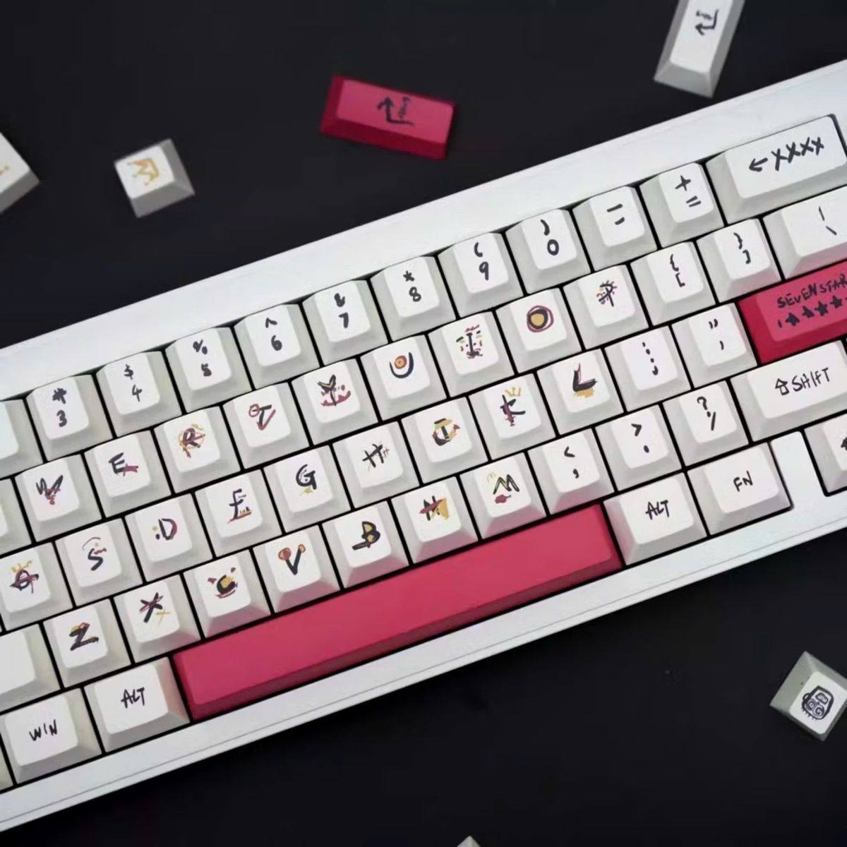 Keycap PBT Dyesub Graffiti Seven Star | Cherry Profile | 146 Key