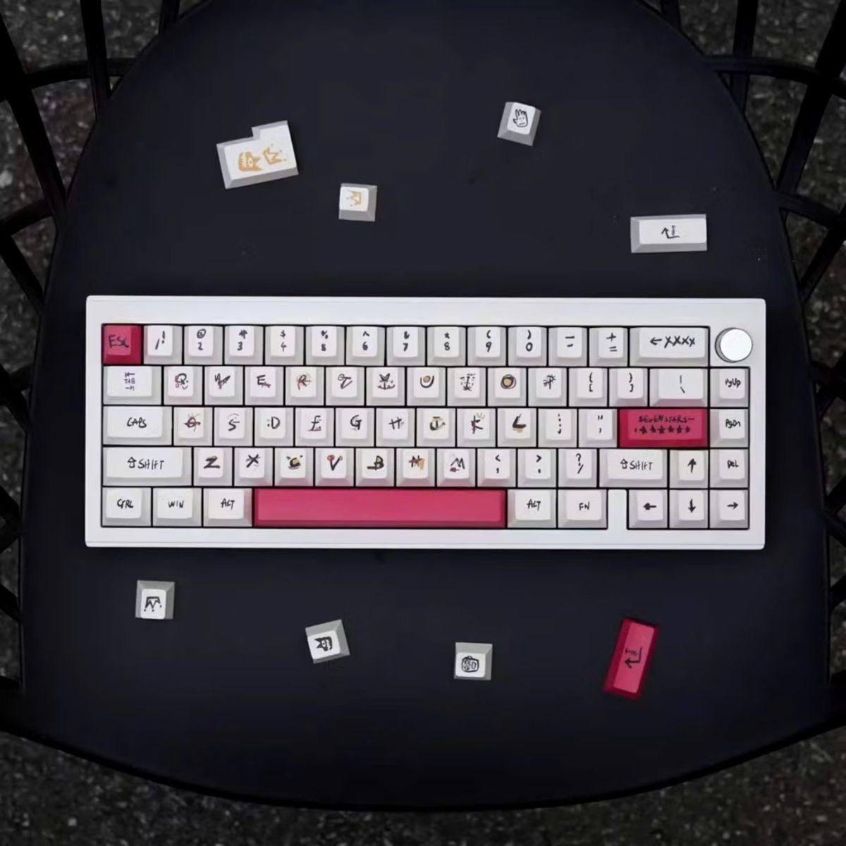 Keycap PBT Dyesub Graffiti Seven Star | Cherry Profile | 146 Key