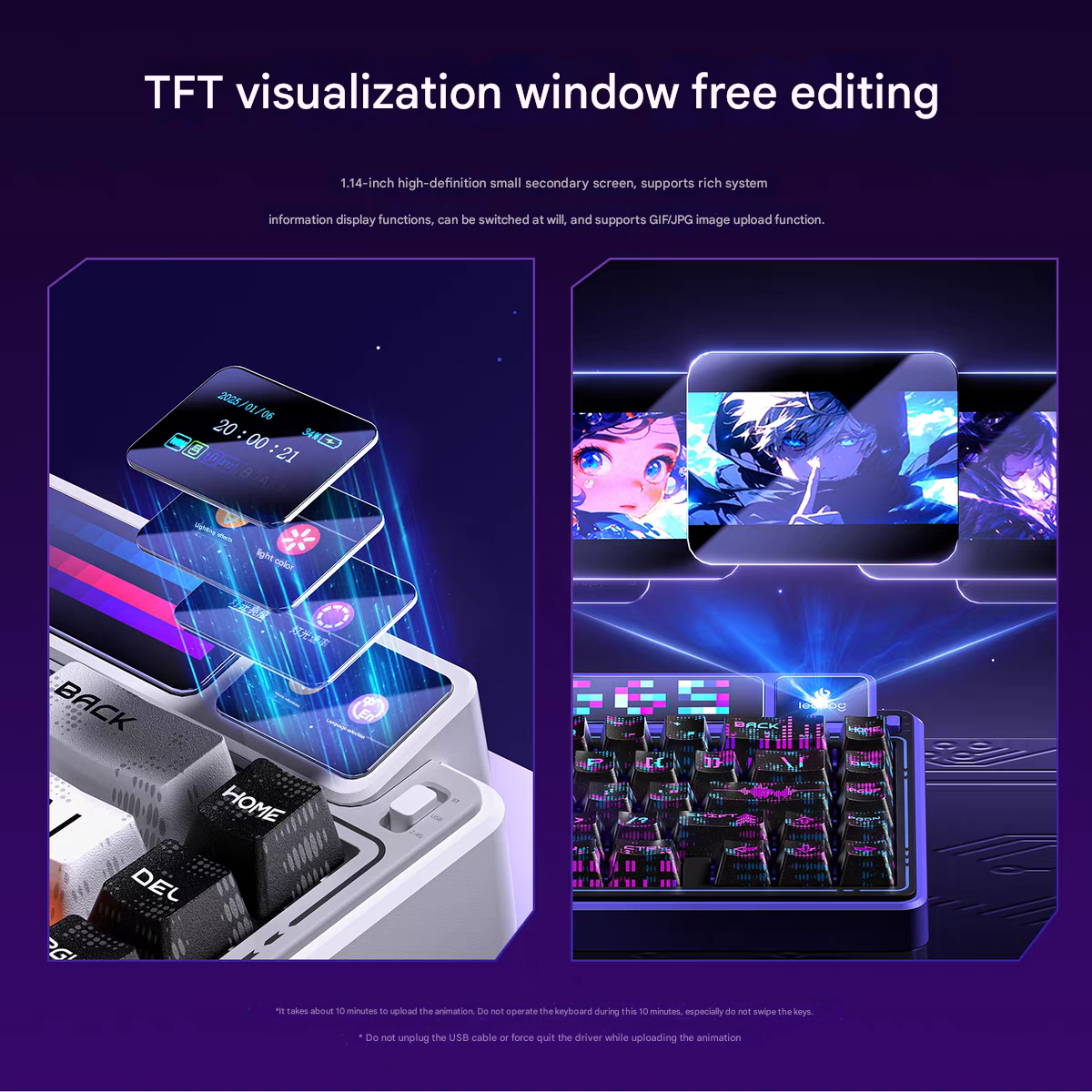 Bàn Phím Cơ Leobog AMG65 | Cyber Starry